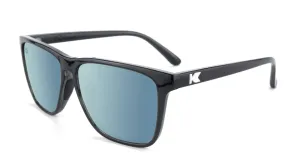 Jelly Black / Sky Blue Fast Lanes Sport Sunglasses