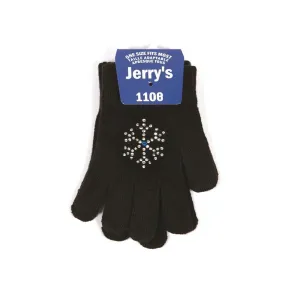 Jerry's 1108 Snowflake Crystal Skating Gloves - Tween / Adult Size