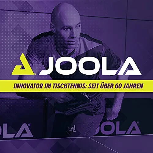 JOOLA Easy Competition Table Tennis Net and Post Set  - Portable and Easy Setup 72" Regulation Size Ping Pong Screw On Clamp Net