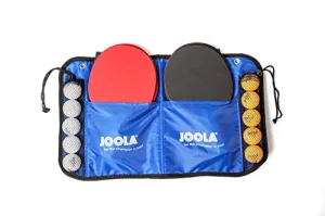 JOOLA Family Table Tennis Set with 4 Spirit Rackets and 10 Balls