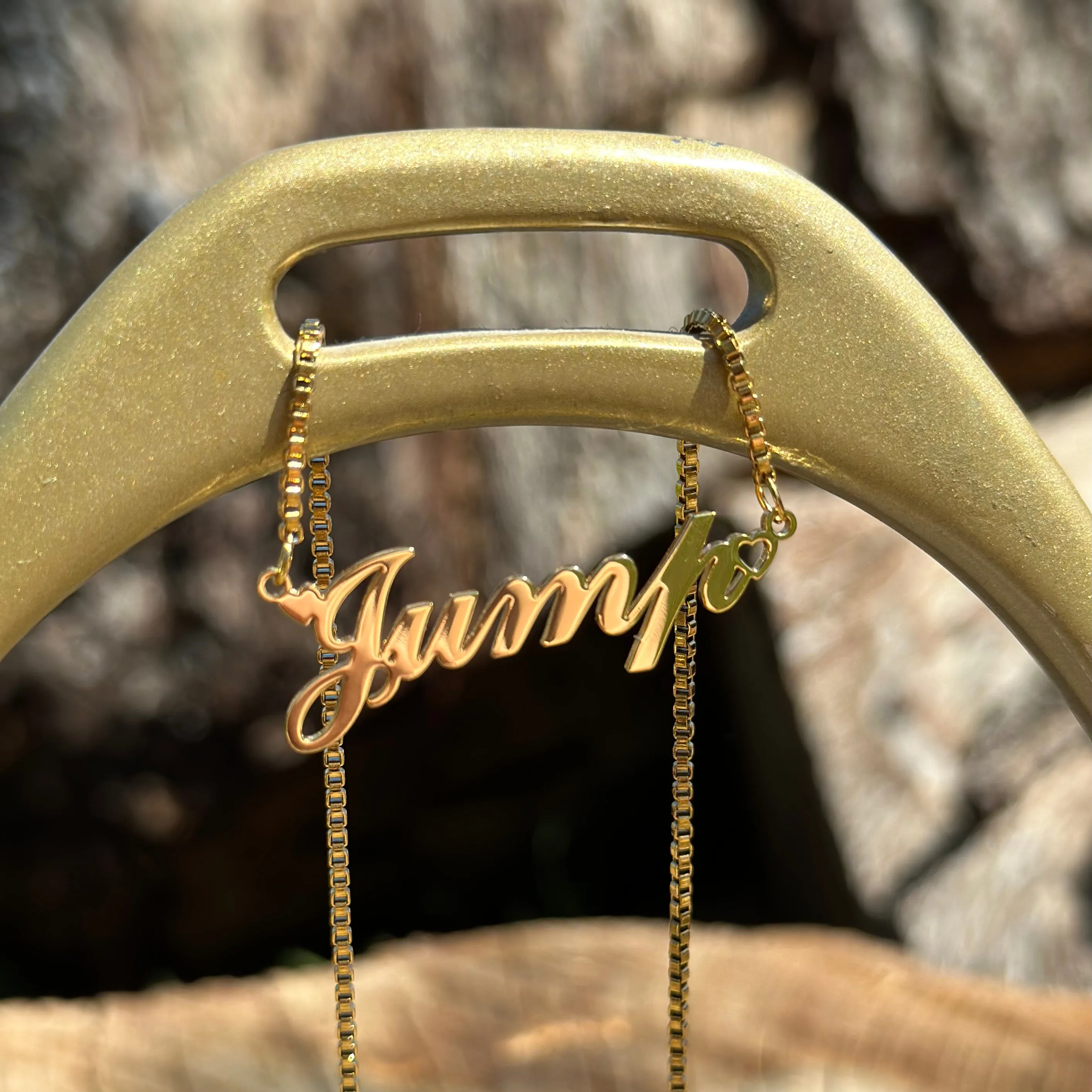 Jump Necklace - Gold