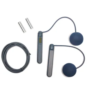 JUMP ROPE 800 COUNTER DOUBLE BLACK