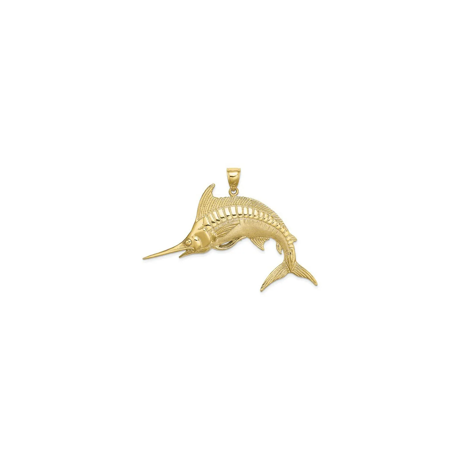 Jumping Marlin Fish Pendant