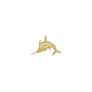 Jumping Marlin Fish Pendant