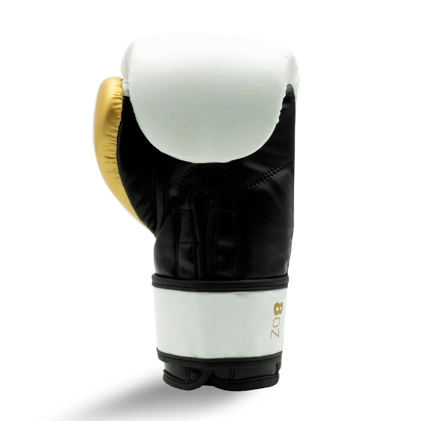 Junior Synthetic Leather Training Glove White / Gold