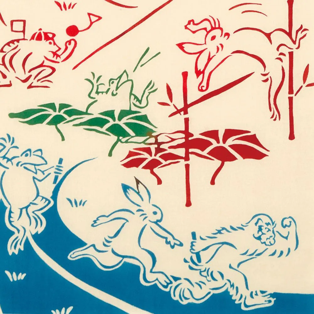 Kenema  - Chojyugiga  Track-and-field events  (The dyed Tenugui)