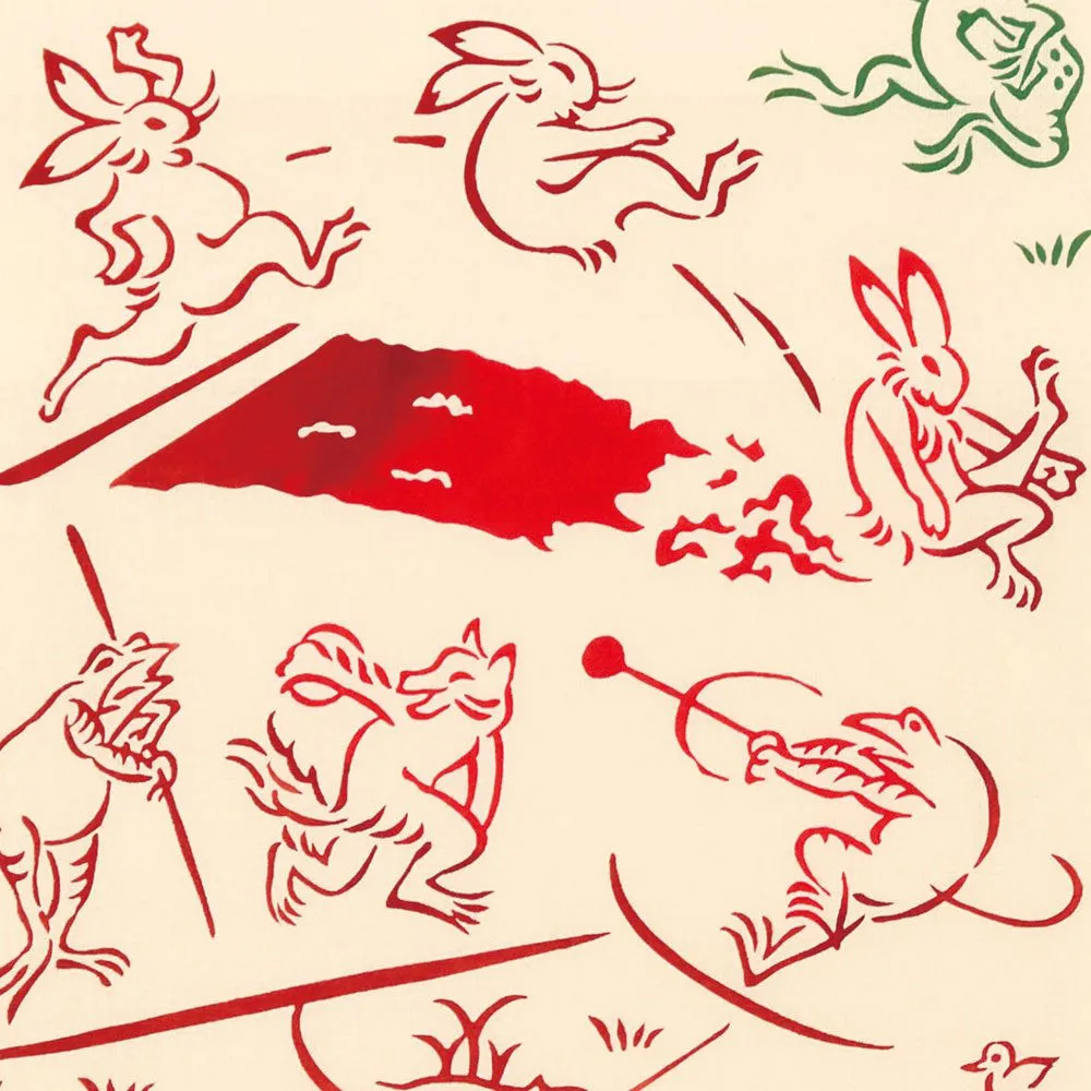 Kenema  - Chojyugiga  Track-and-field events  (The dyed Tenugui)