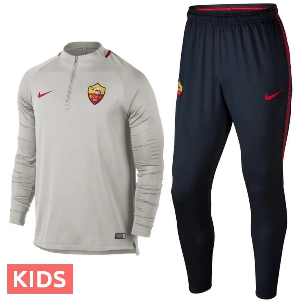 Kids - AS Roma Training Technical Soccer Tracksuit 2018 - Nike