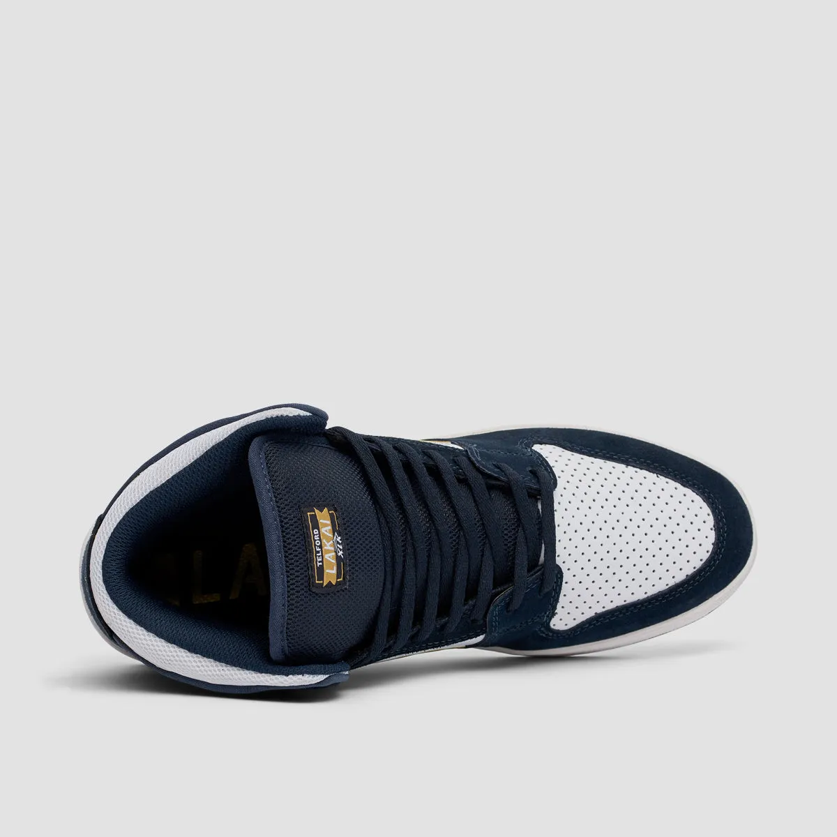 Lakai Telford Shoes - Navy/White Suede