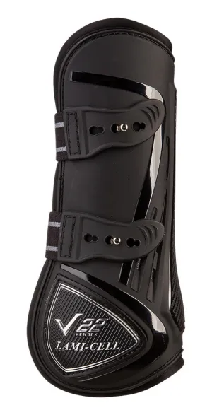 Lami-Cell V22 Tendon Boots with Stud Closure Black
