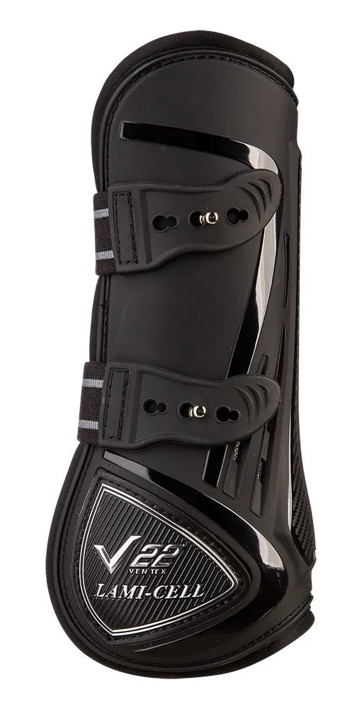 Lami-Cell V22 Tendon Boots with Stud Closure Black