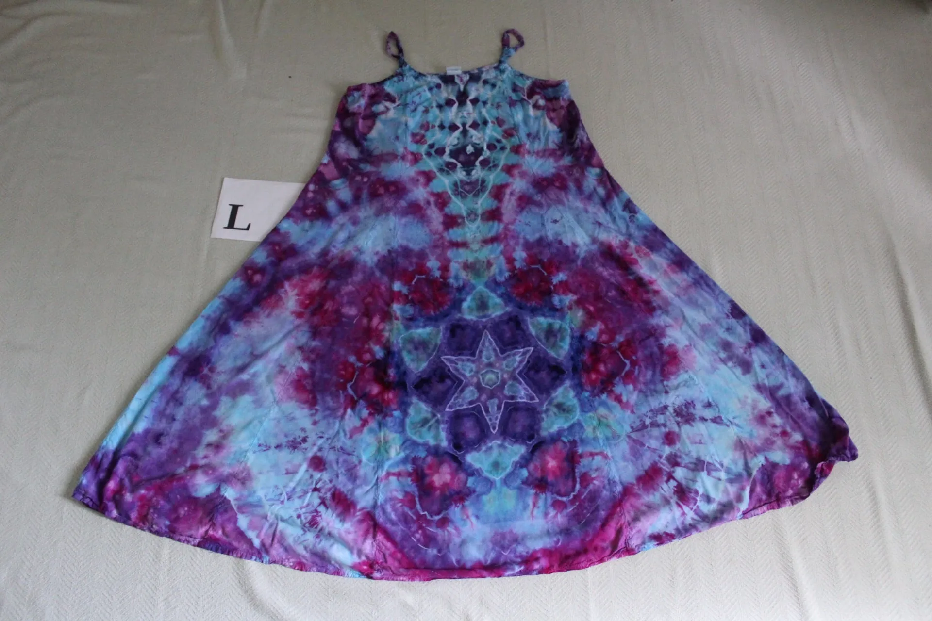 Large Long Ribbon Strap Dress