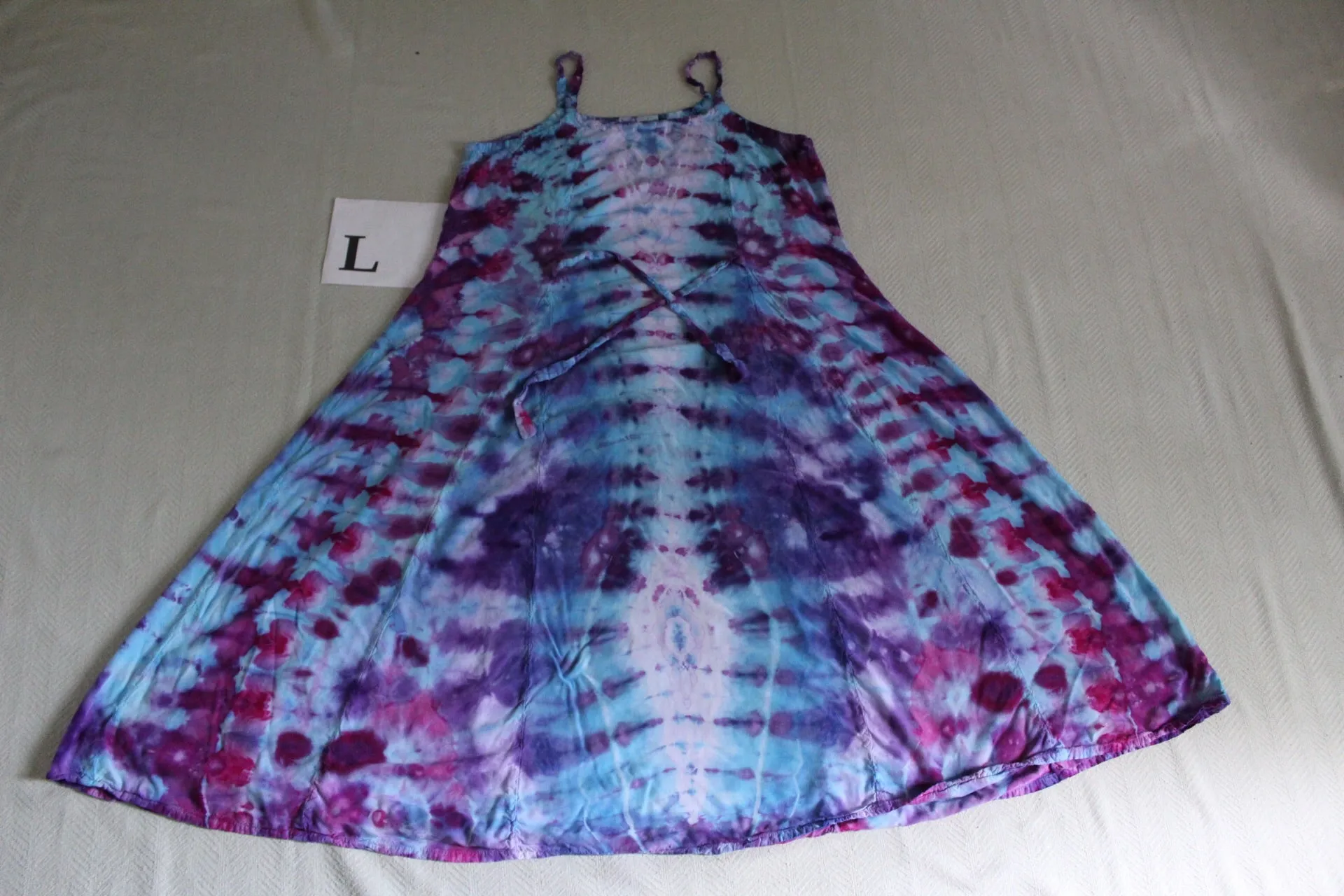 Large Long Ribbon Strap Dress