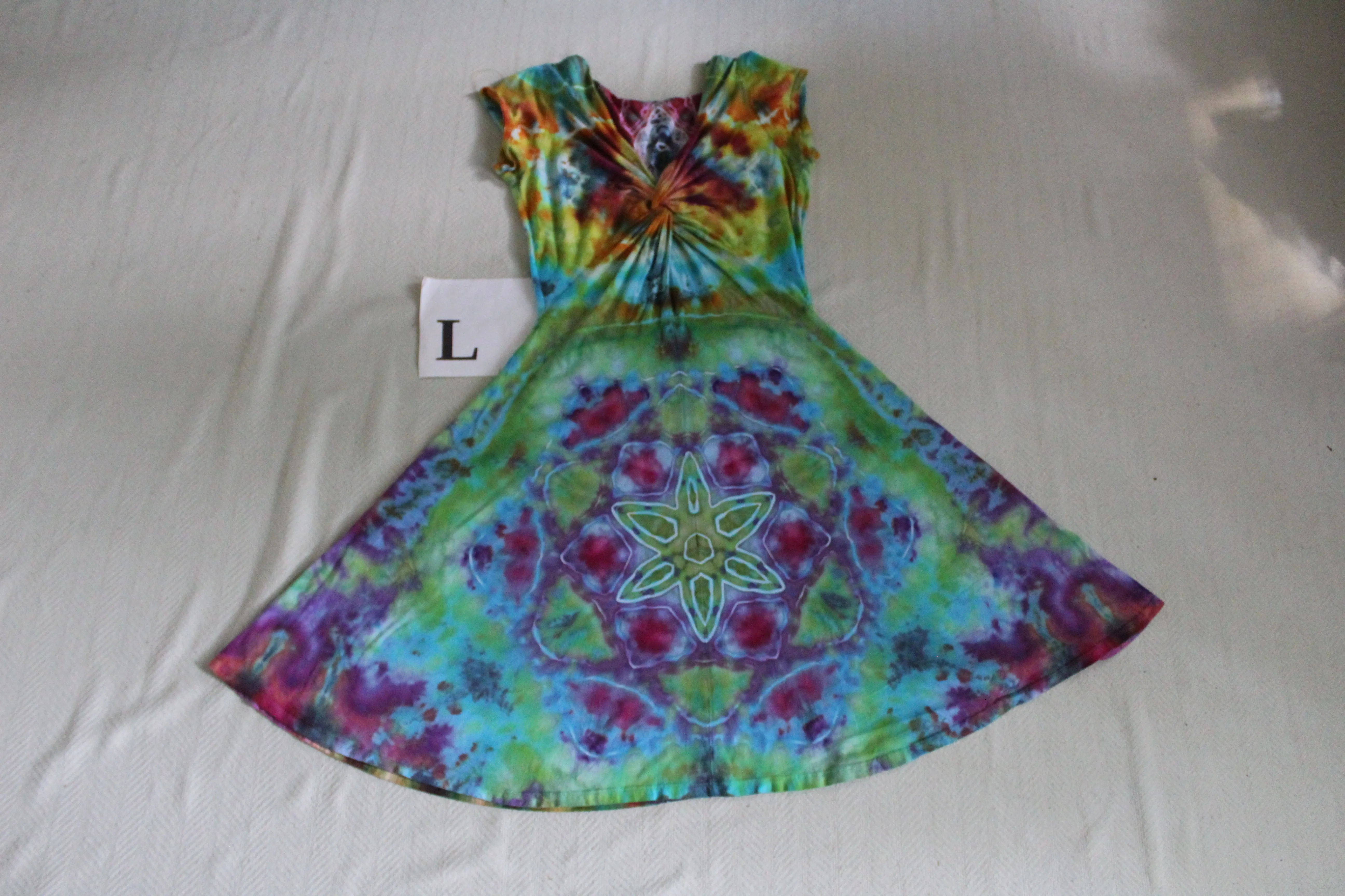 Large Twisted Front Dress
