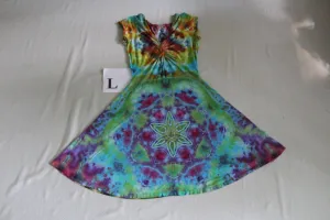 Large Twisted Front Dress