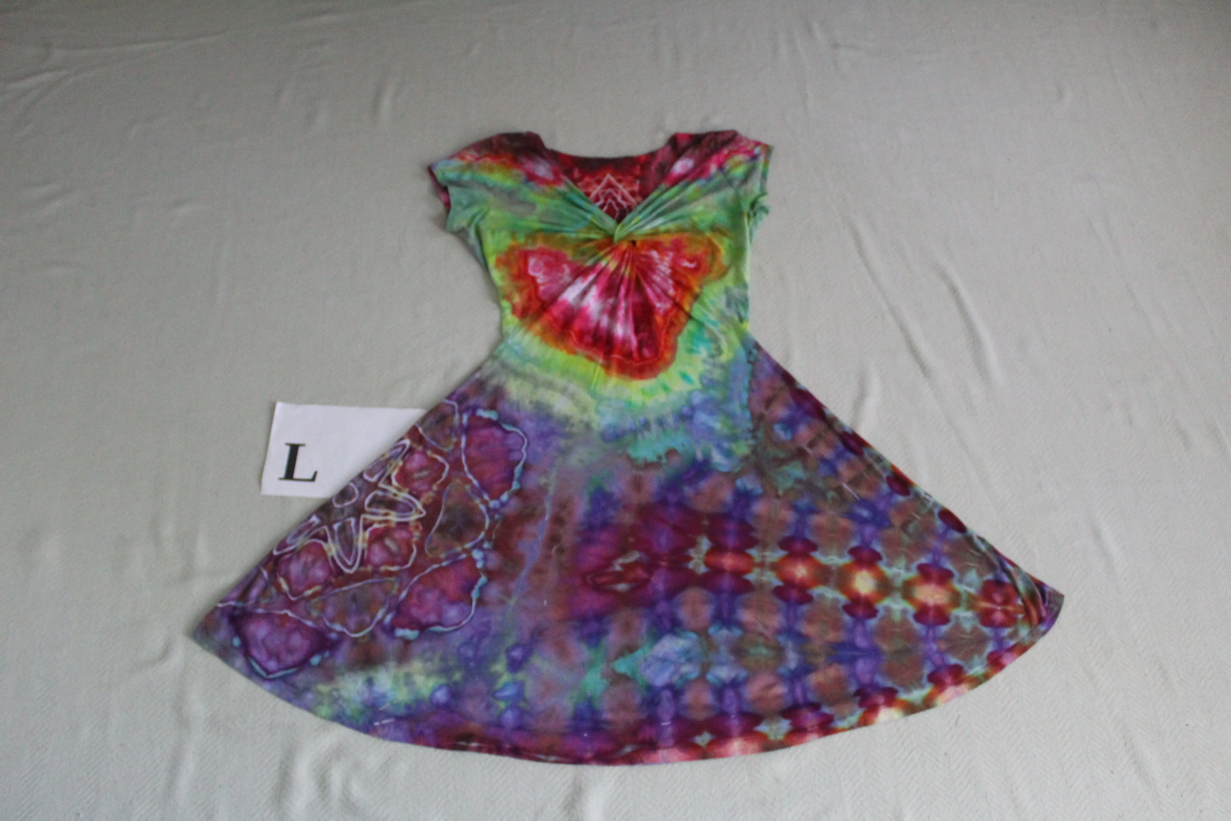 Large Twisted Front Dress