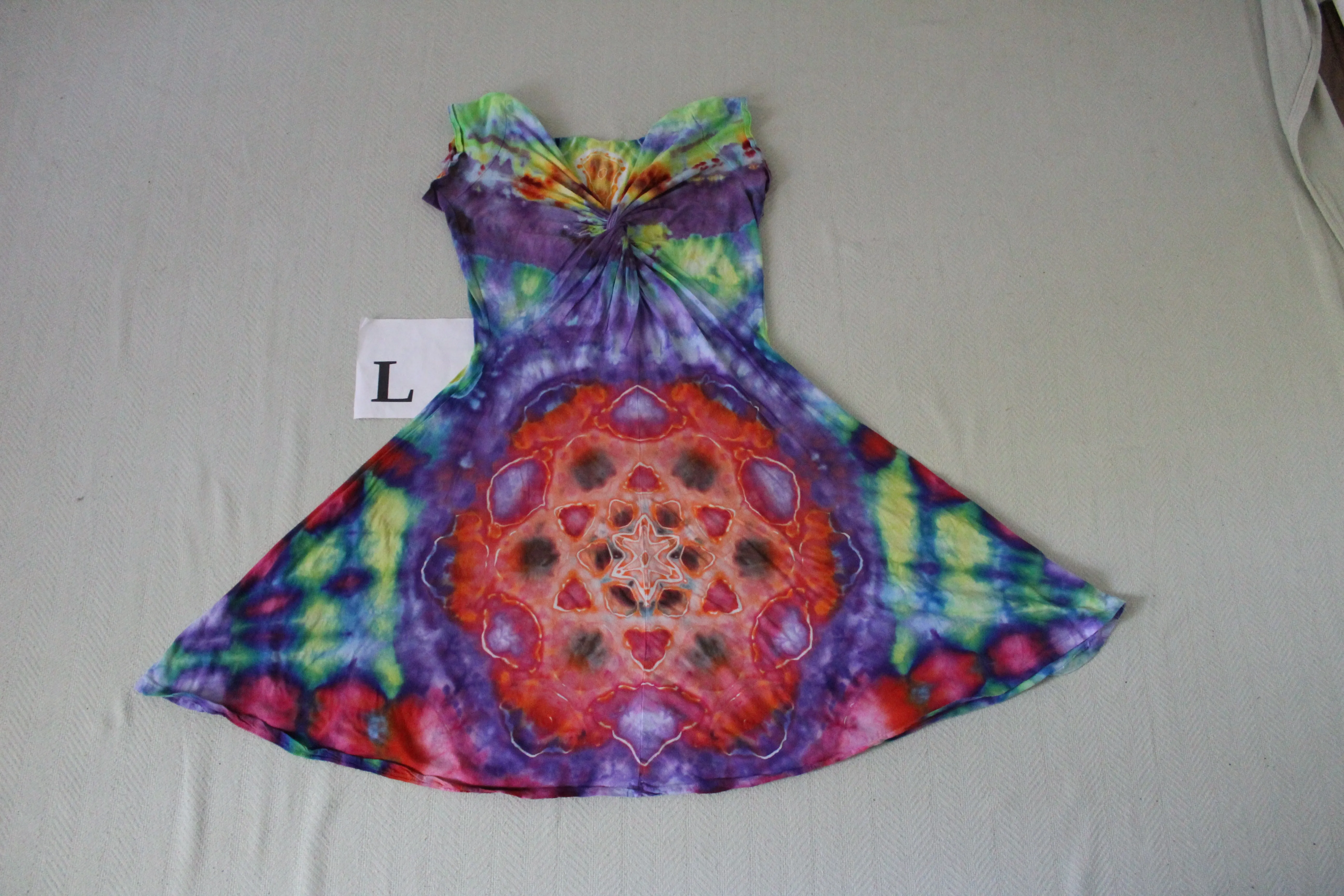 Large Twisted Front Dress