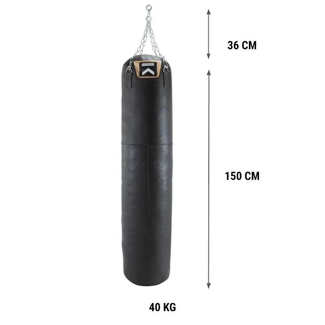 Leather Punching Bag 1500 - Black