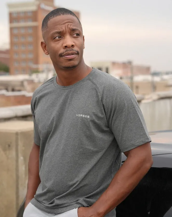 Legacy Tee - Charcoal Heather