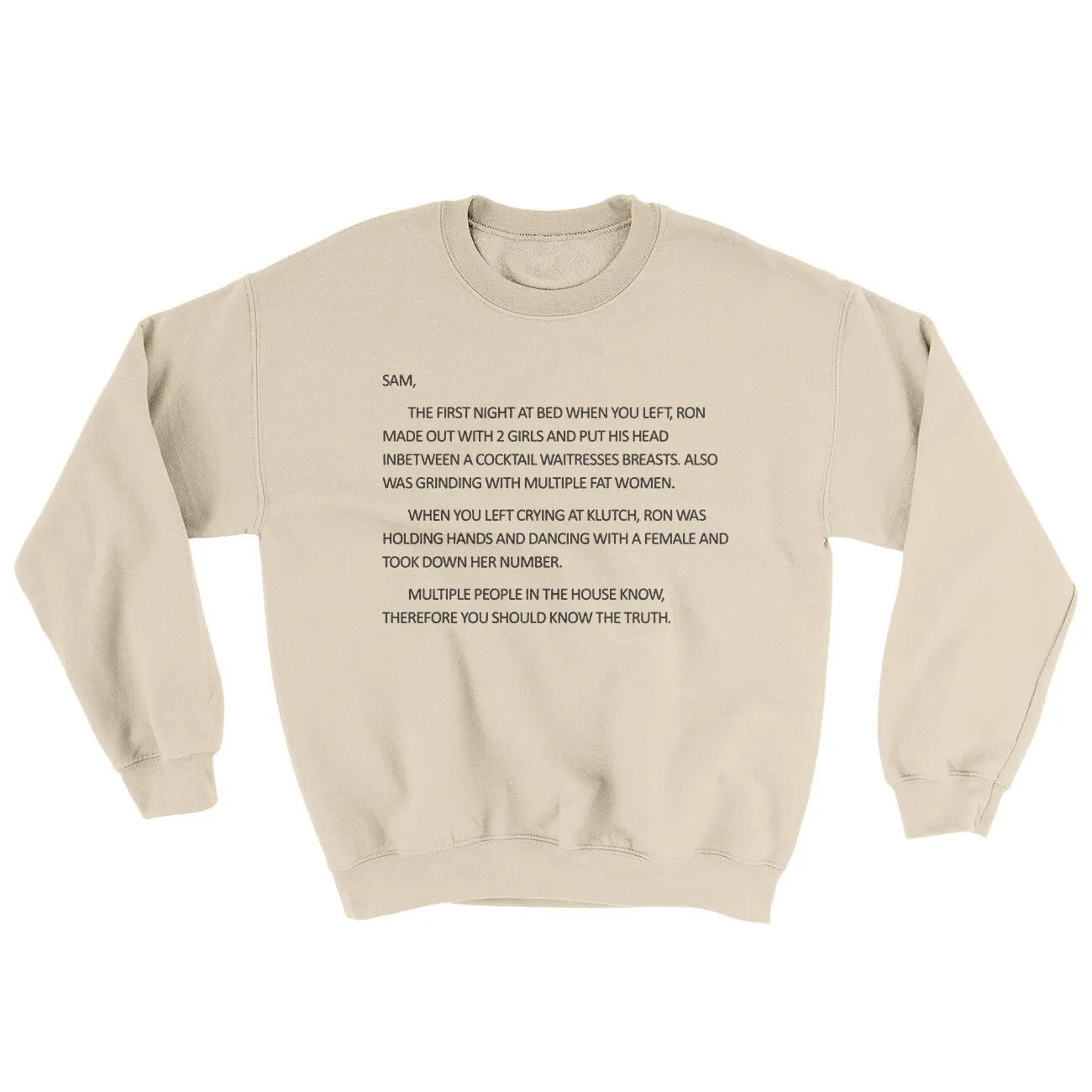 Letter To Sam Ugly Sweater
