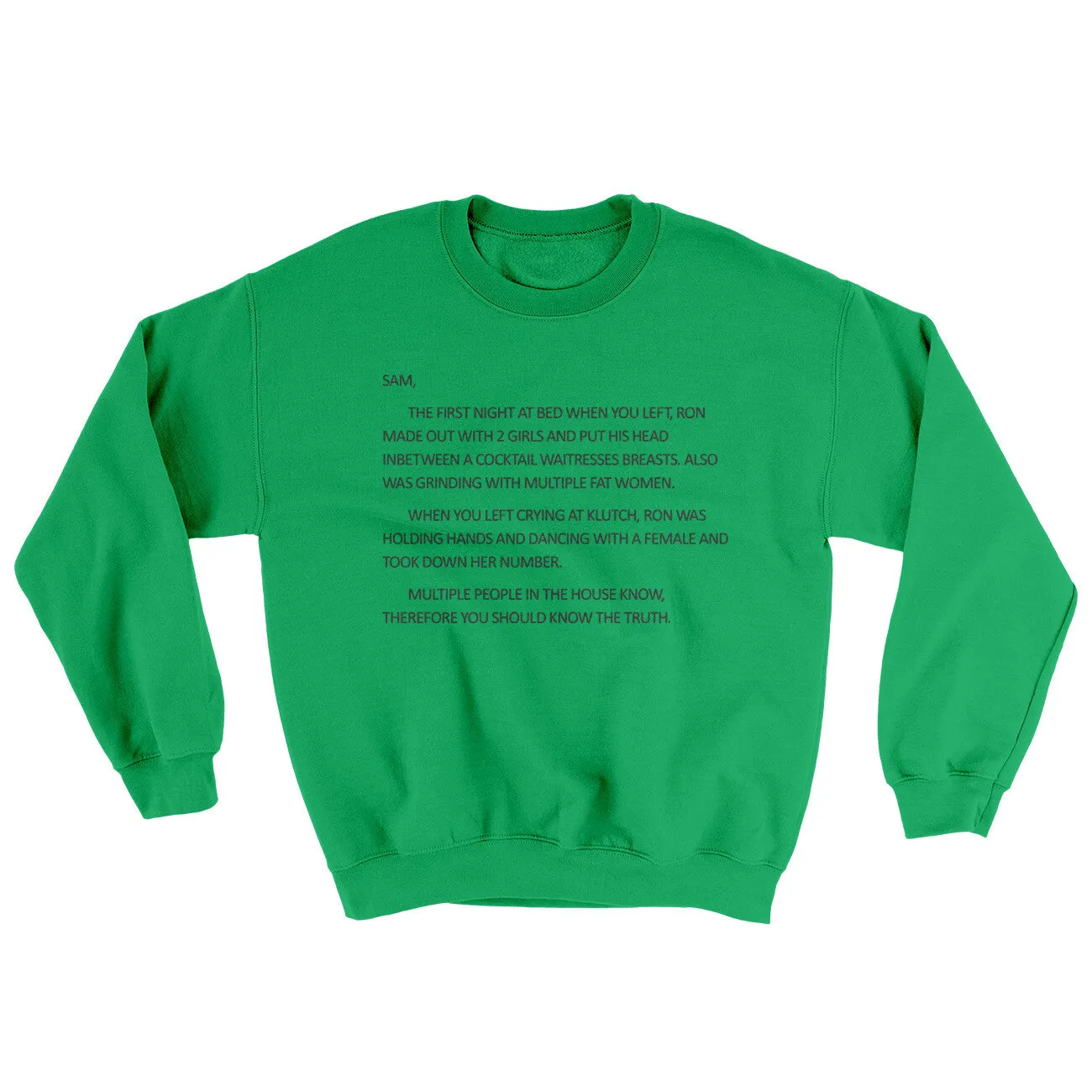 Letter To Sam Ugly Sweater