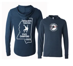 Lewisburg Wrestling State Champion Fundraiser - Bella Canvas Hooded T-Shirt