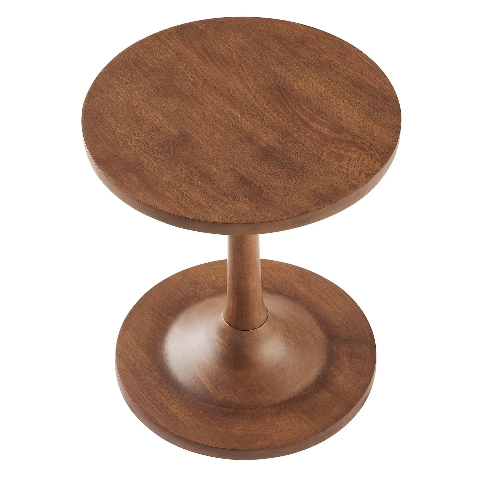 LINA ROUND WOOD SIDE TABLE