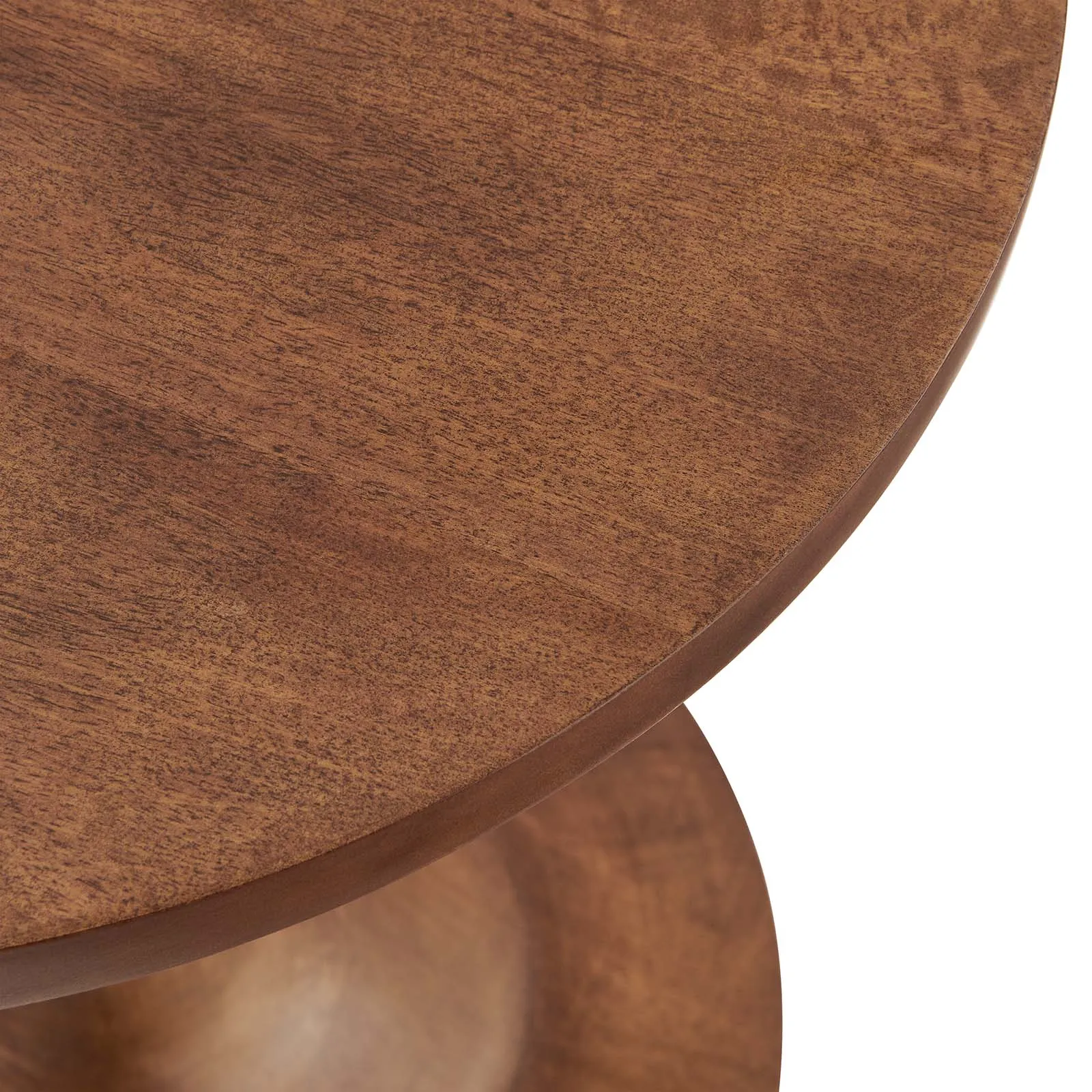 LINA ROUND WOOD SIDE TABLE