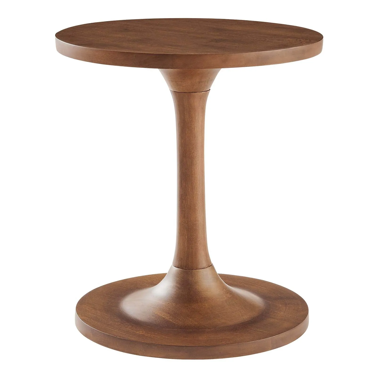 LINA ROUND WOOD SIDE TABLE