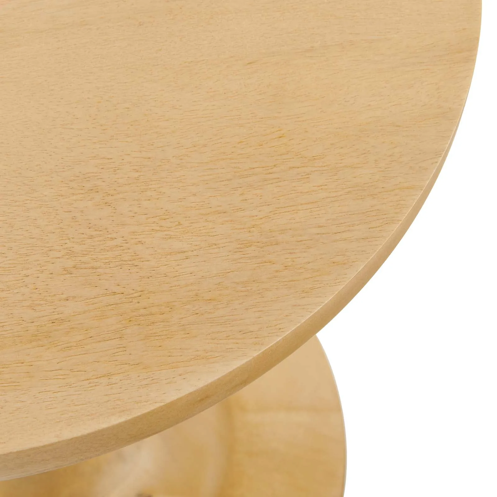 LINA ROUND WOOD SIDE TABLE