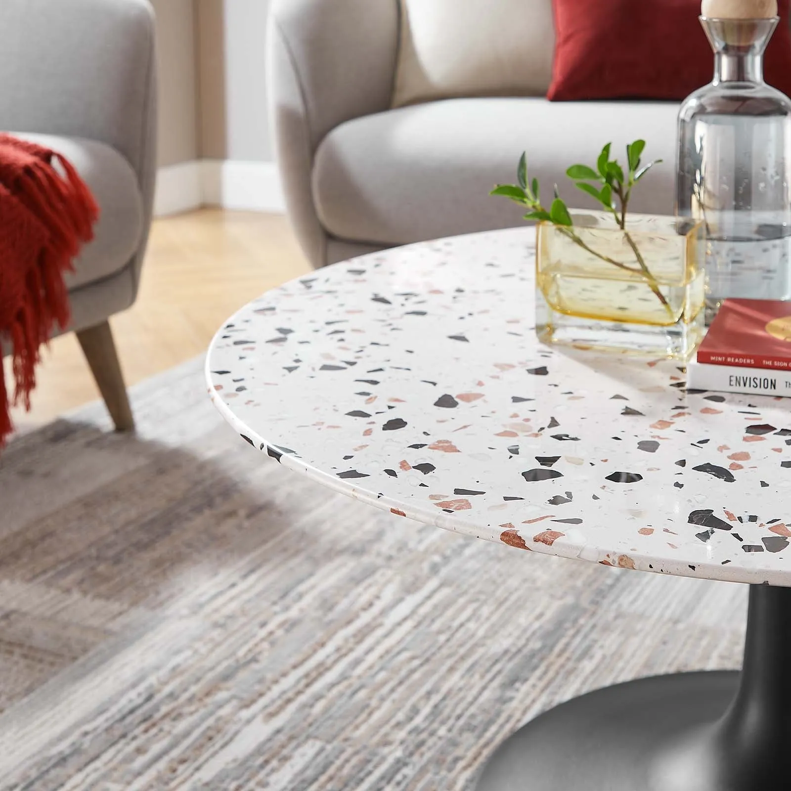 LIPPA ROUND TERRAZZO COFFEE TABLE