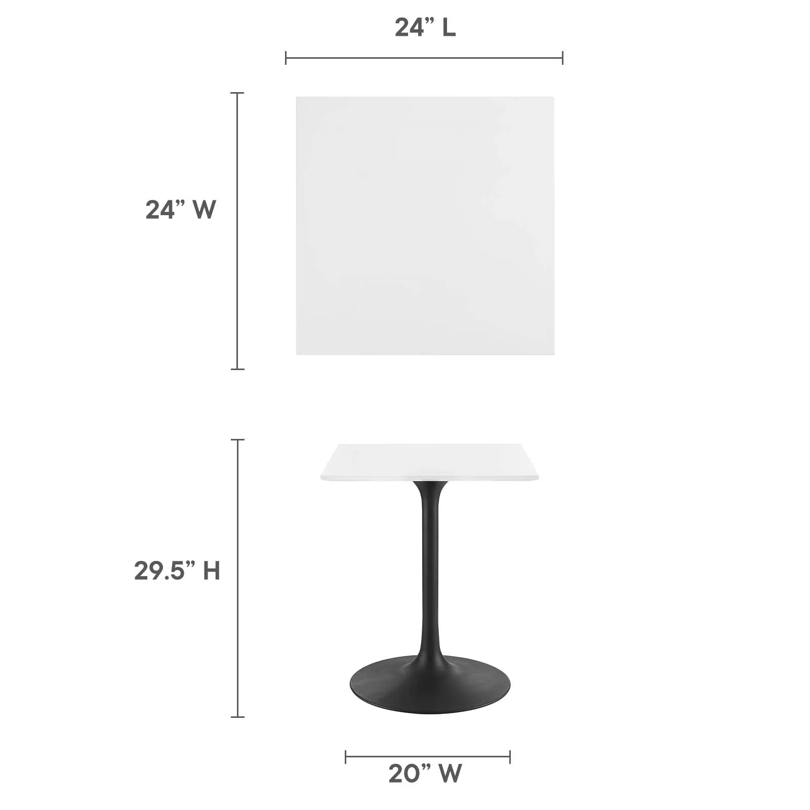 LIPPA SQUARE DINING TABLE