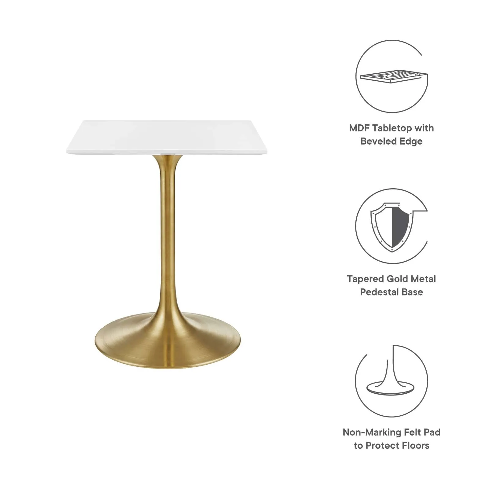LIPPA SQUARE DINING TABLE