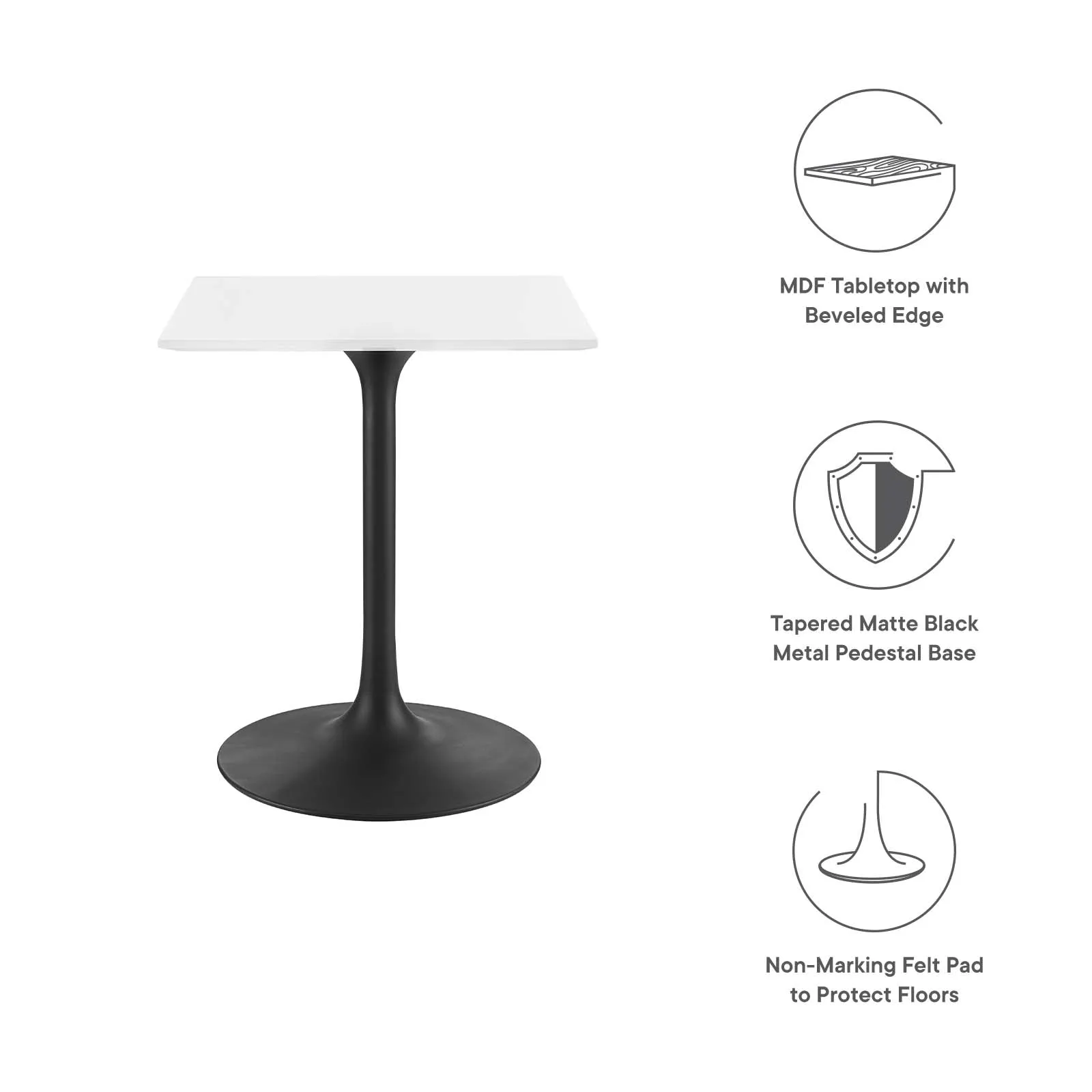 LIPPA SQUARE DINING TABLE