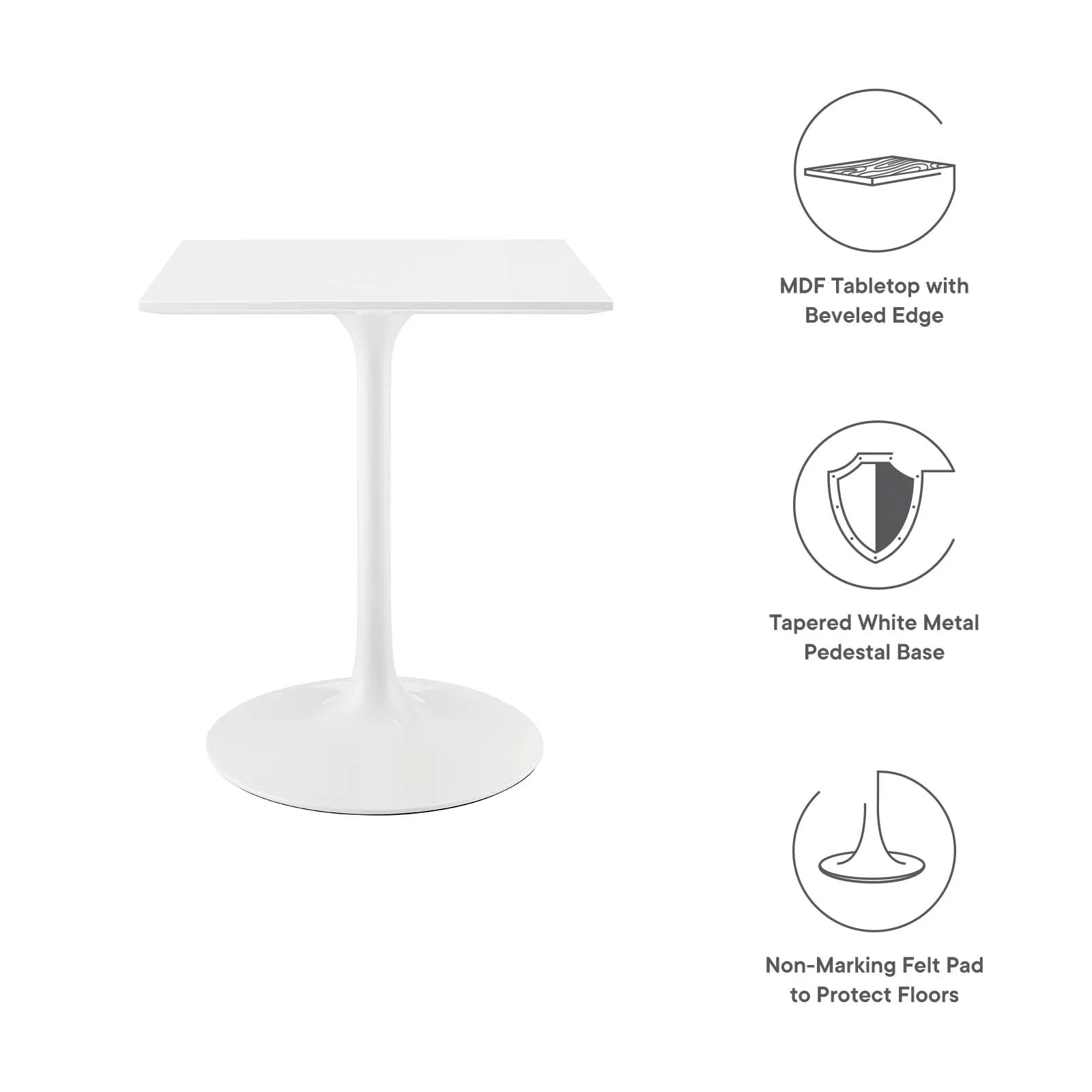 LIPPA SQUARE DINING TABLE