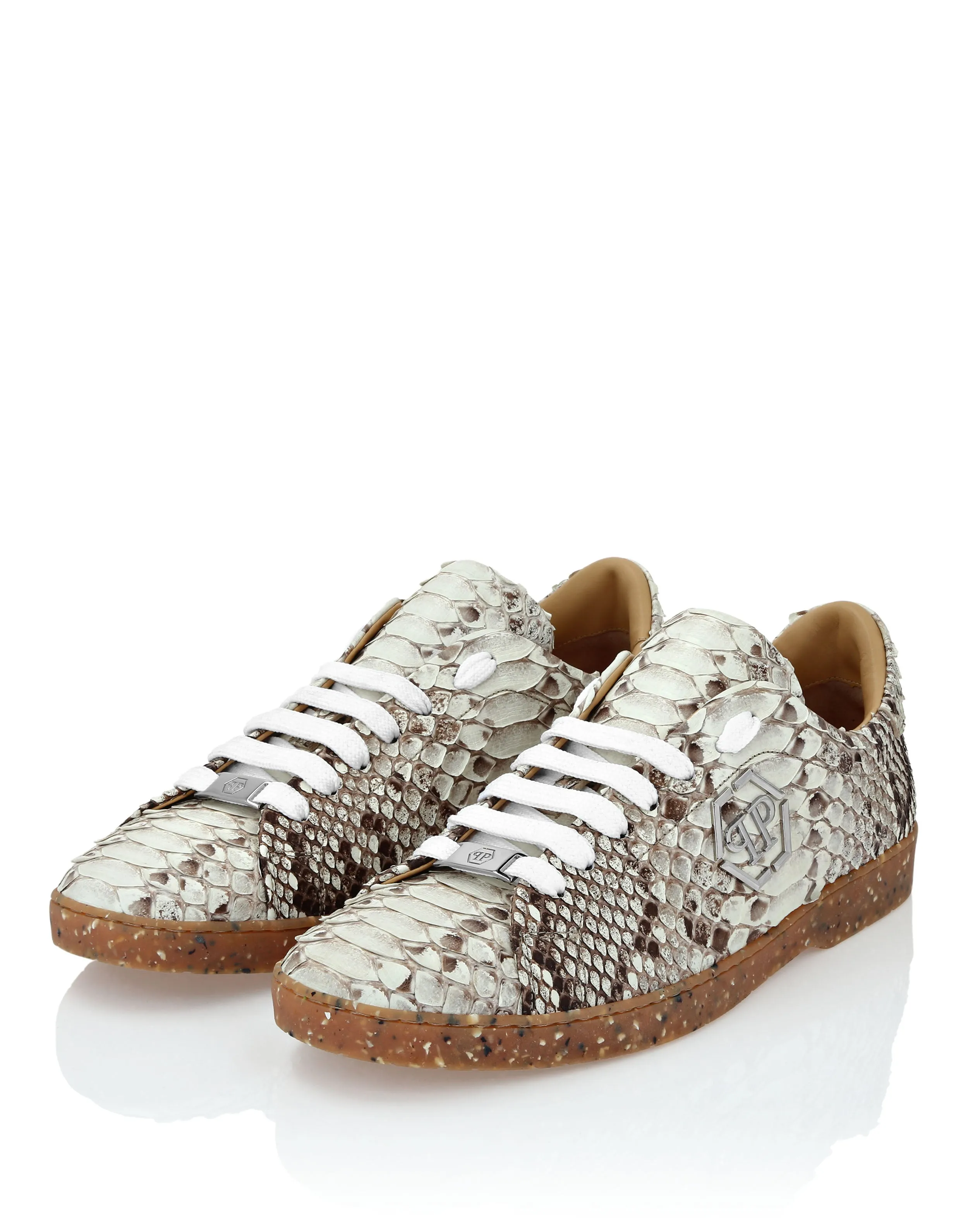 Lo-Top Python Sneakers