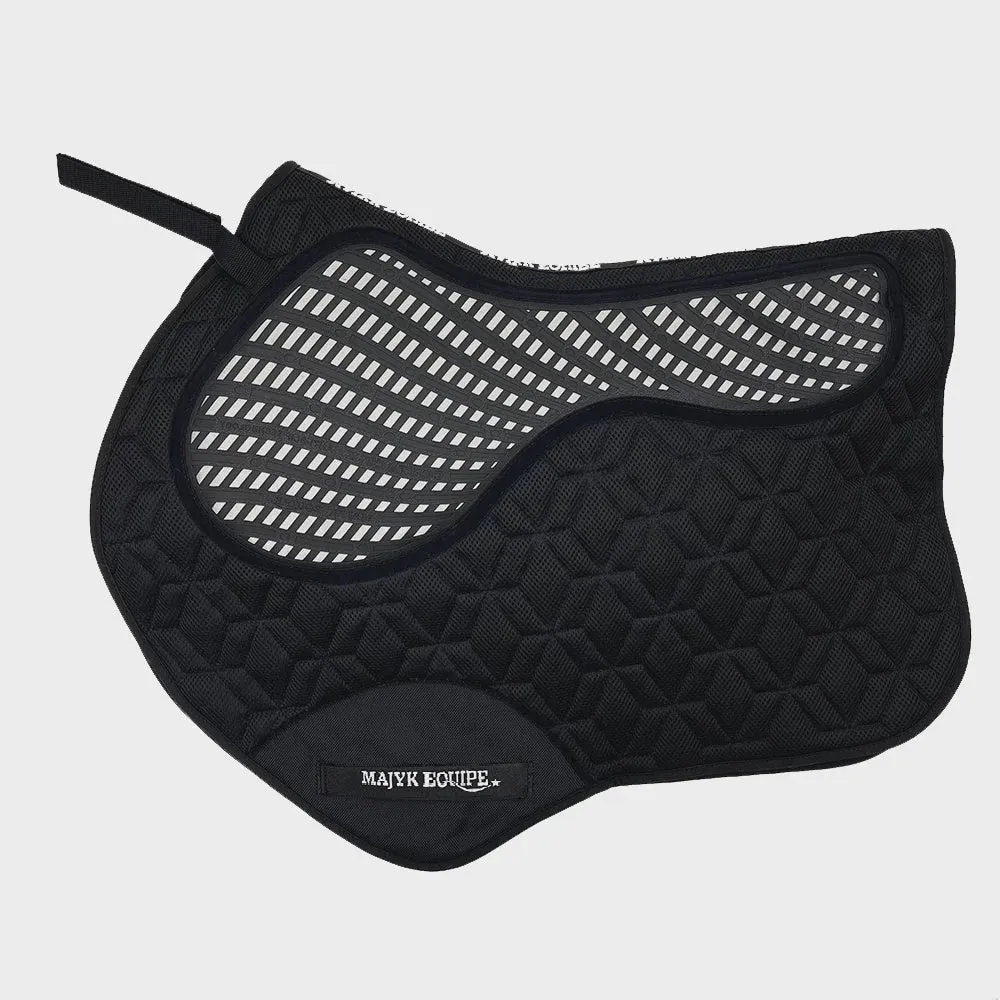 Majyk Equipe Jump Pad Non Slip Cool Mesh Black