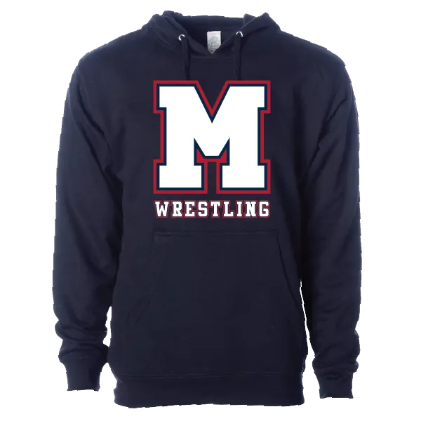 MANALAPAN HS Wrestling Screen Printed Hoodie