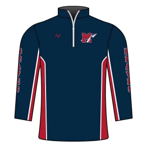 MANALAPAN YOUTH WRESTLING Sublimated Quarter Zip Jacket