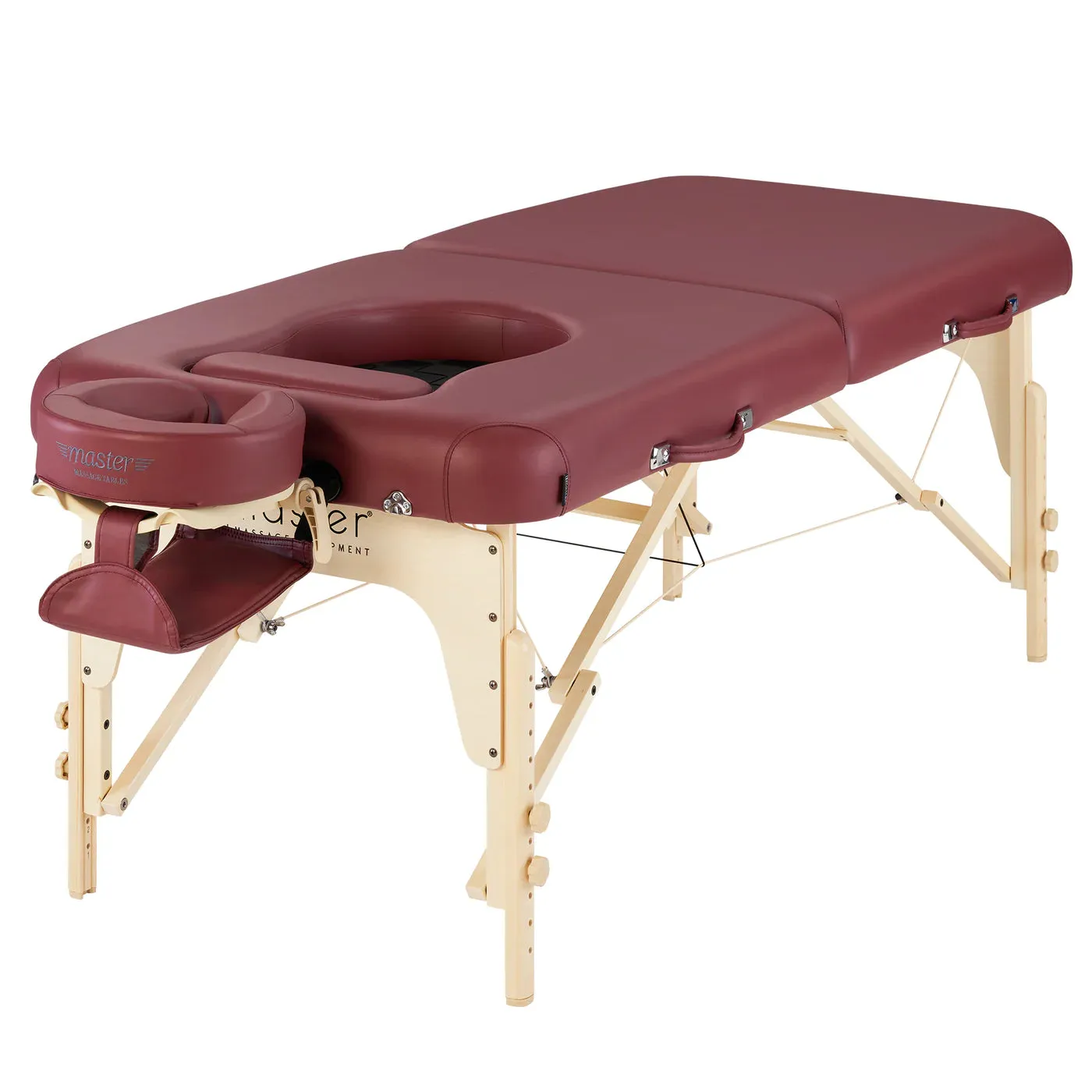 Master Massage 30” Eva Pregnancy Portable Massage & Burgundy Color
