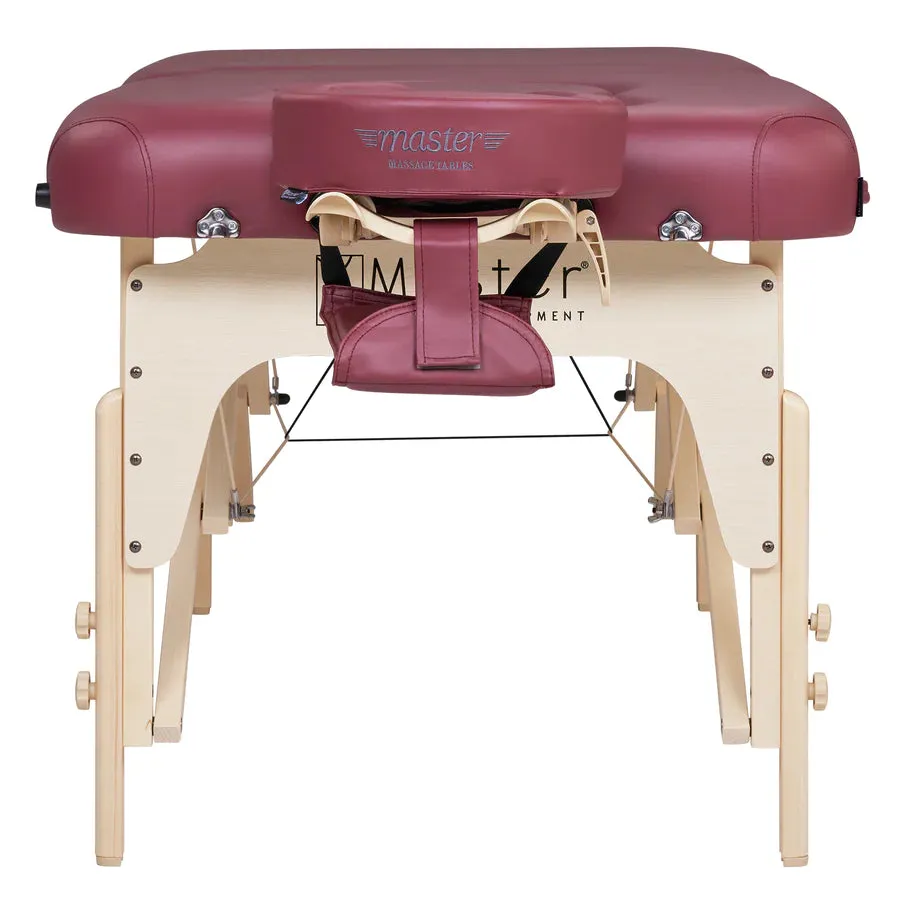 Master Massage 30” Eva Pregnancy Portable Massage & Burgundy Color