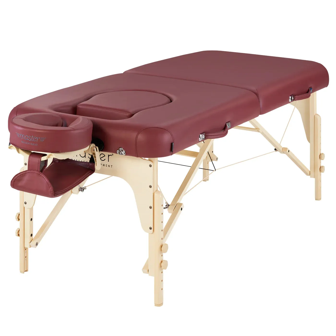 Master Massage 30” Eva Pregnancy Portable Massage & Burgundy Color