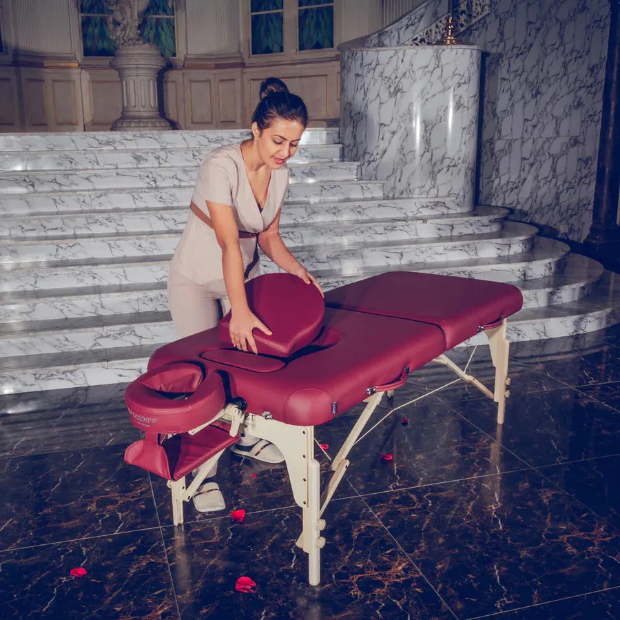 Master Massage 30” Eva Pregnancy Portable Massage & Burgundy Color