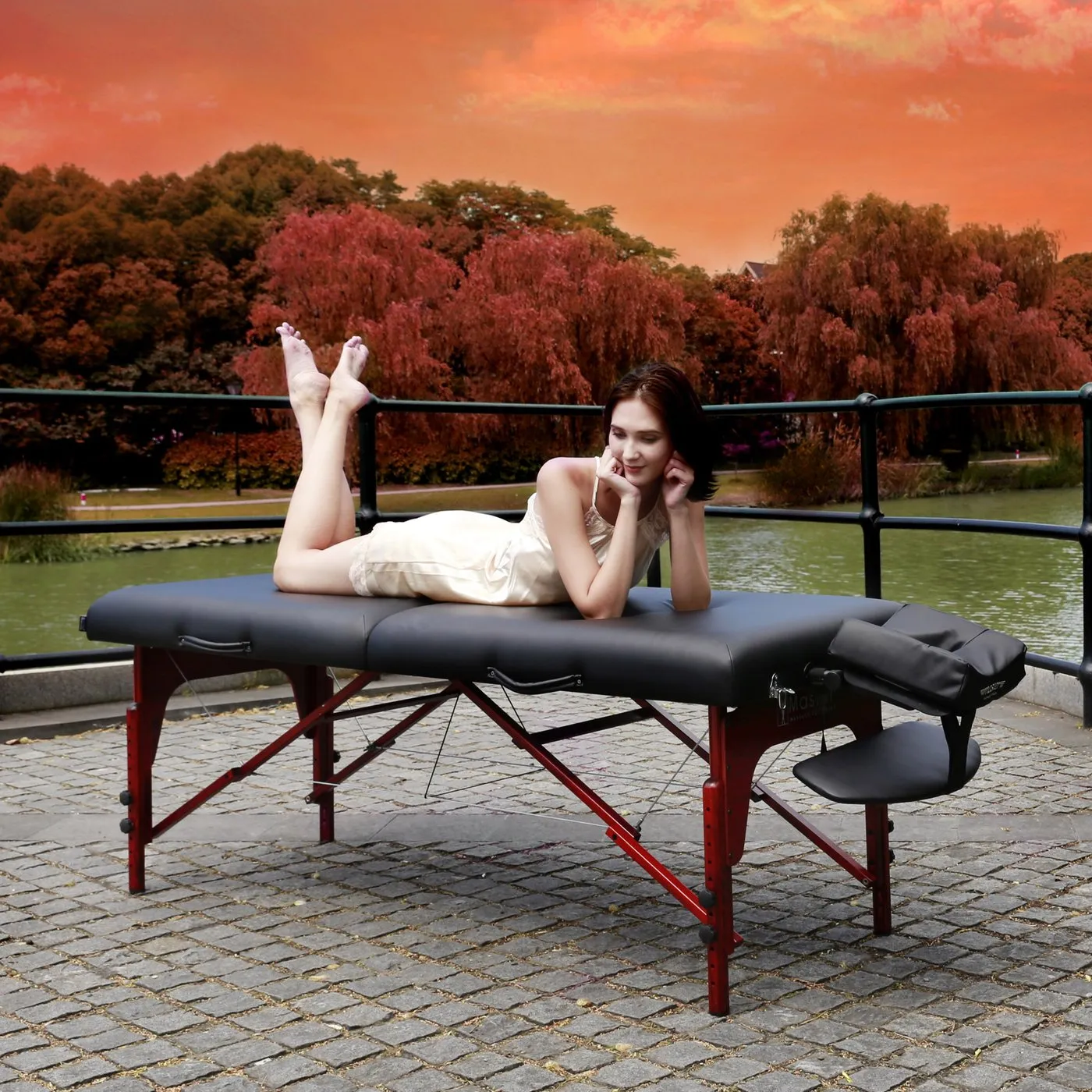Master Massage 31" Montclair™ Portable Massage Table Package with MEMORY FOAM Layer