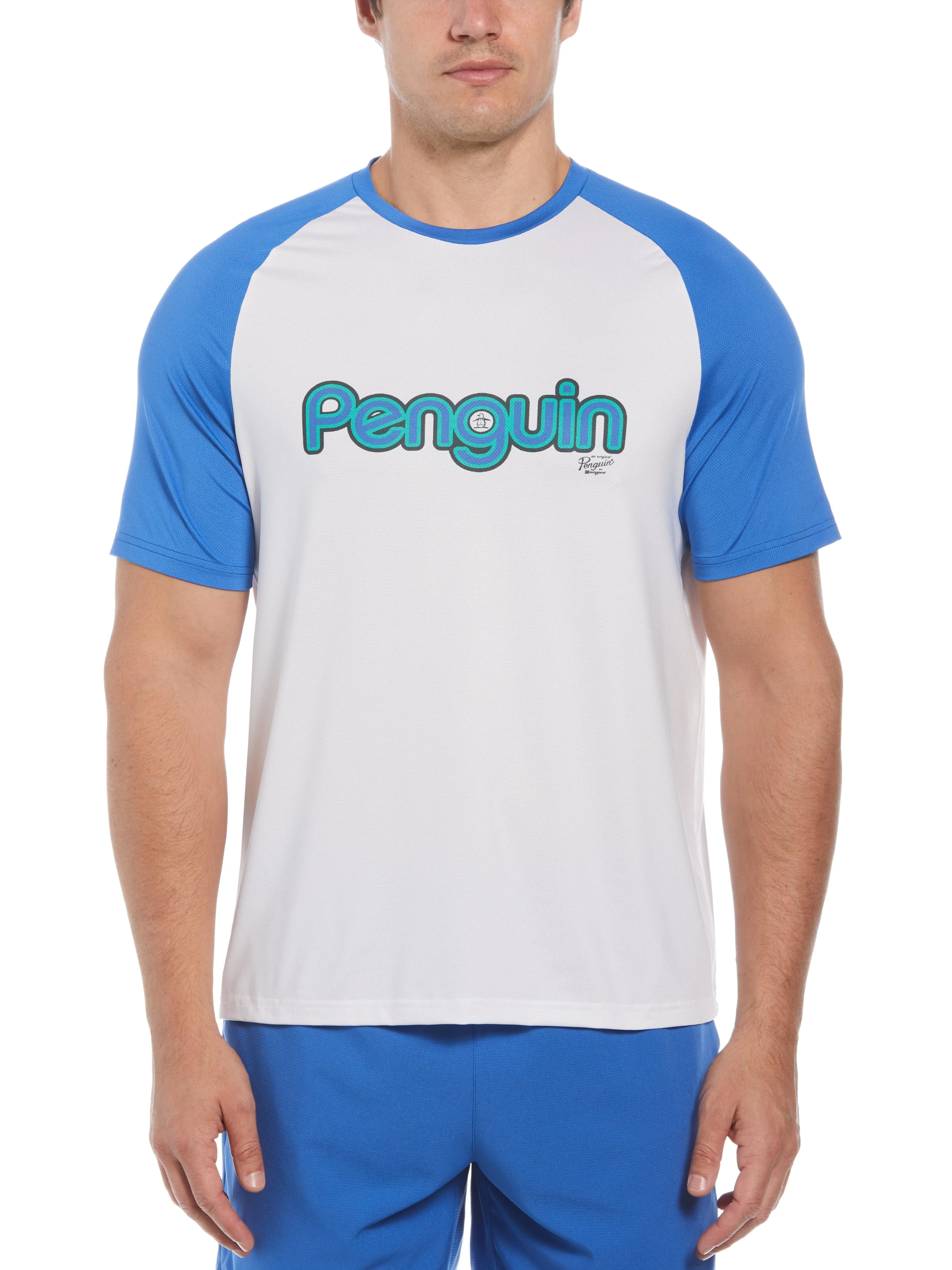 Men's 60s Logo Performance Tennis Tee