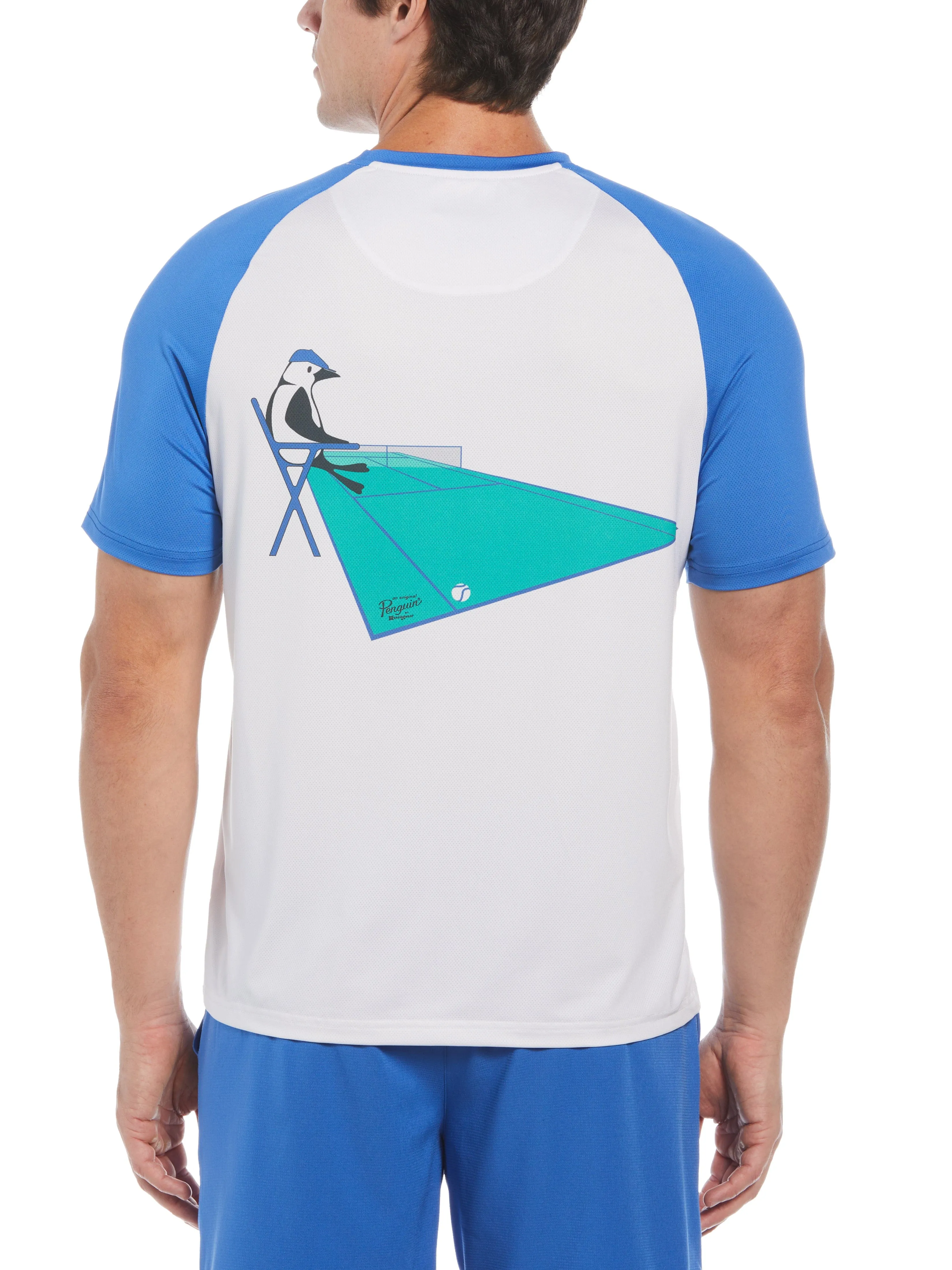 Men's 60s Logo Performance Tennis Tee
