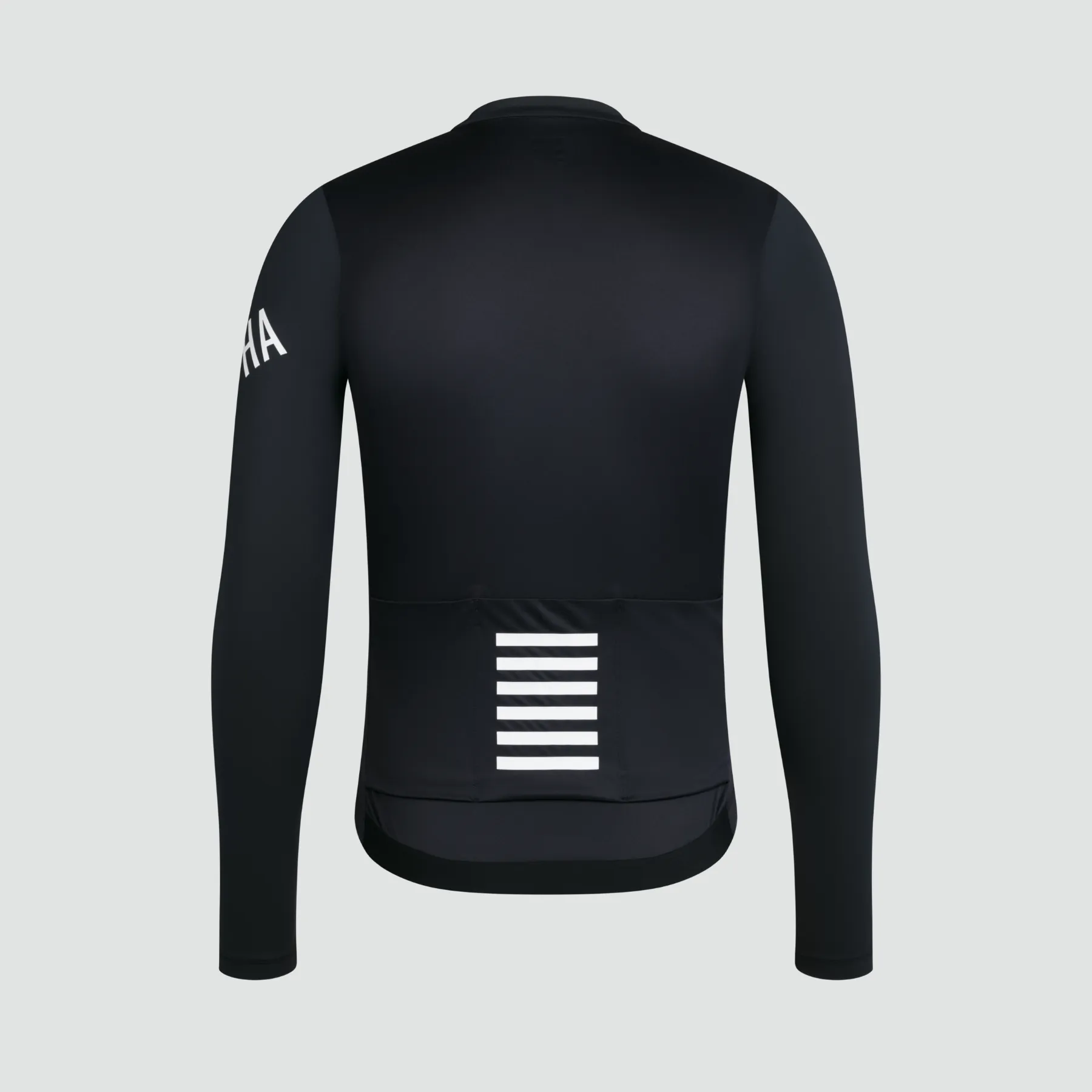 Men's Pro Team Long Sleeve Lightweight Jersey - Grey/Black/White