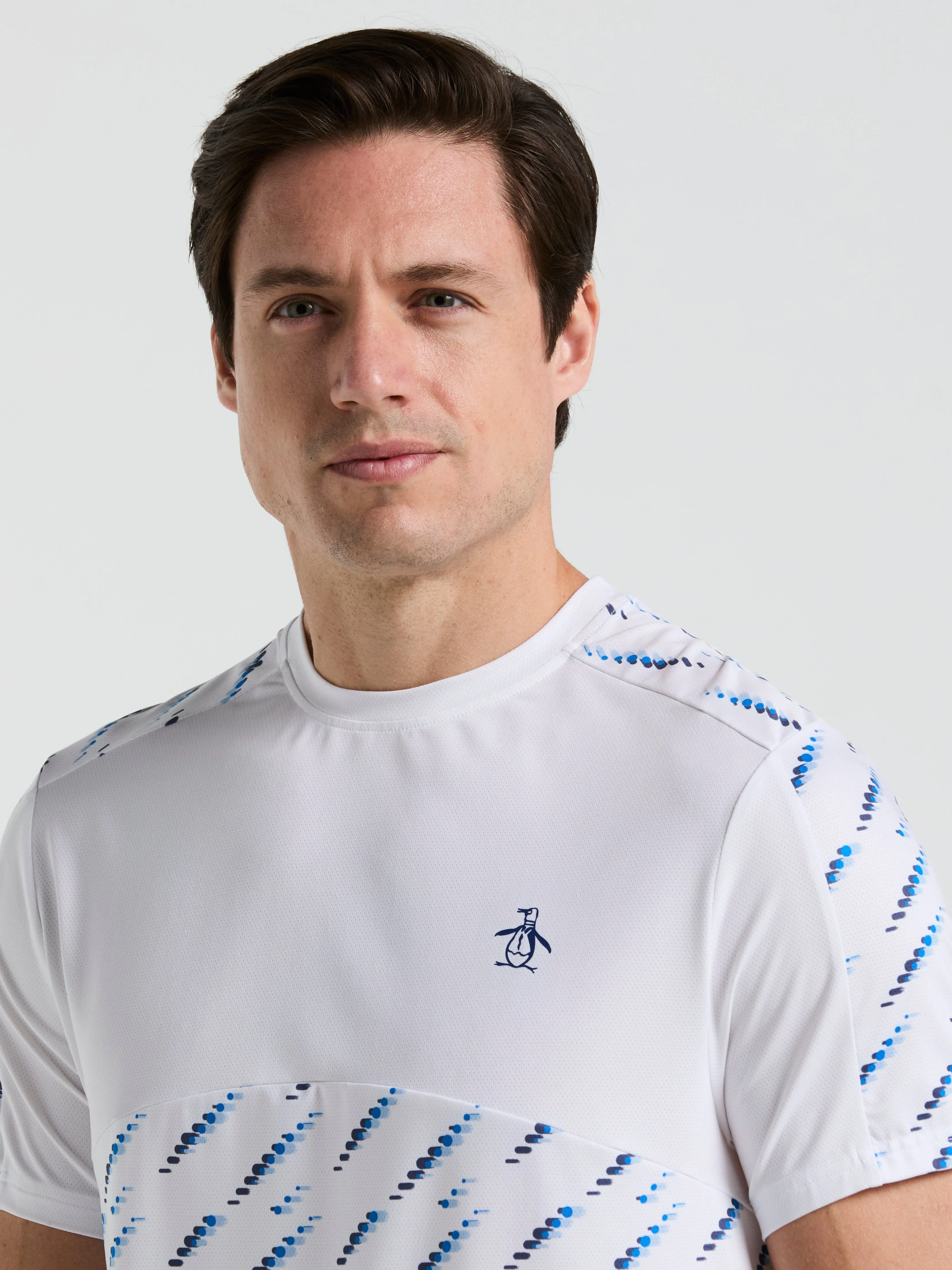 Men's Tennis Performance Ball Block Tee