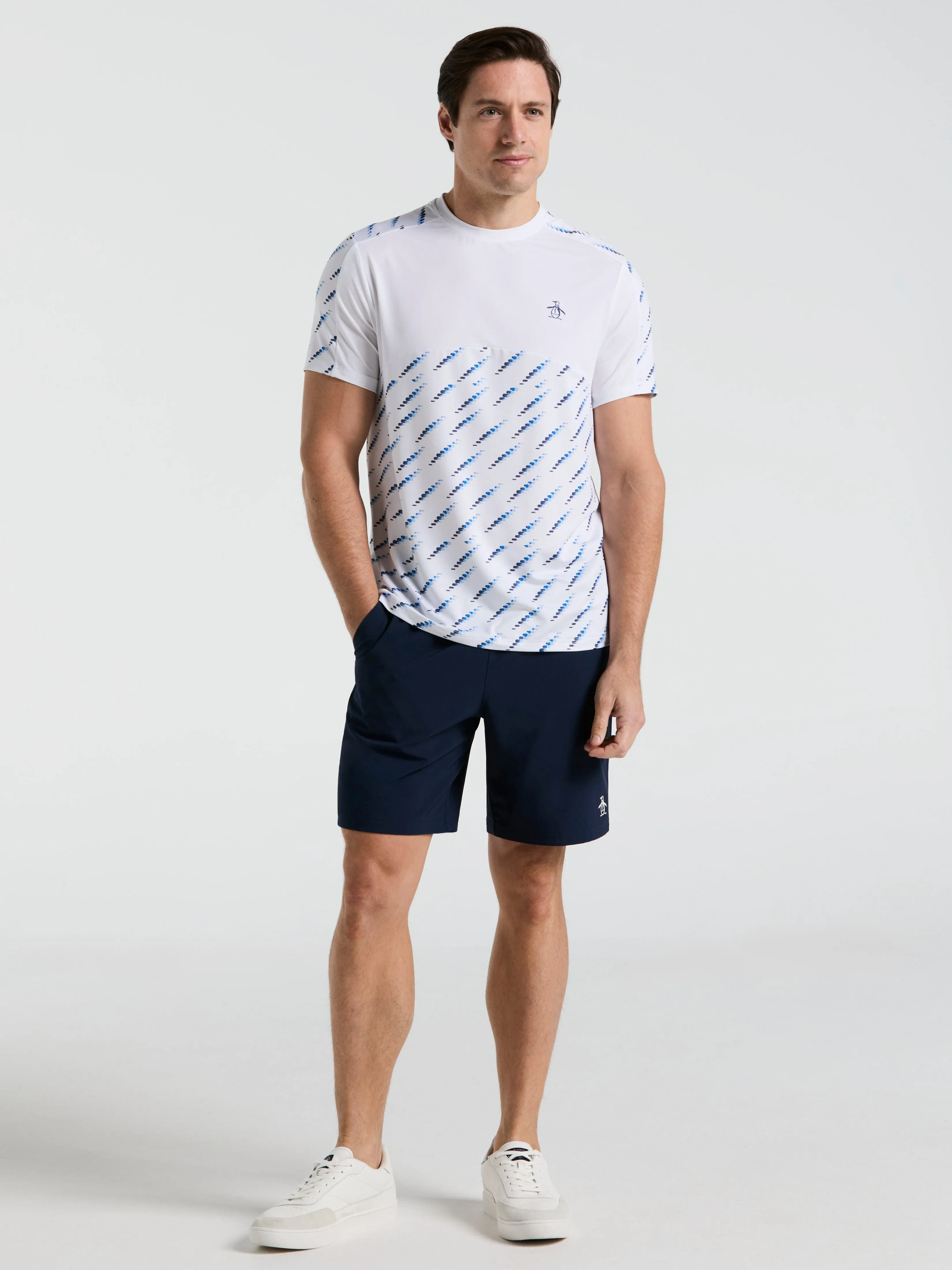 Men's Tennis Performance Ball Block Tee