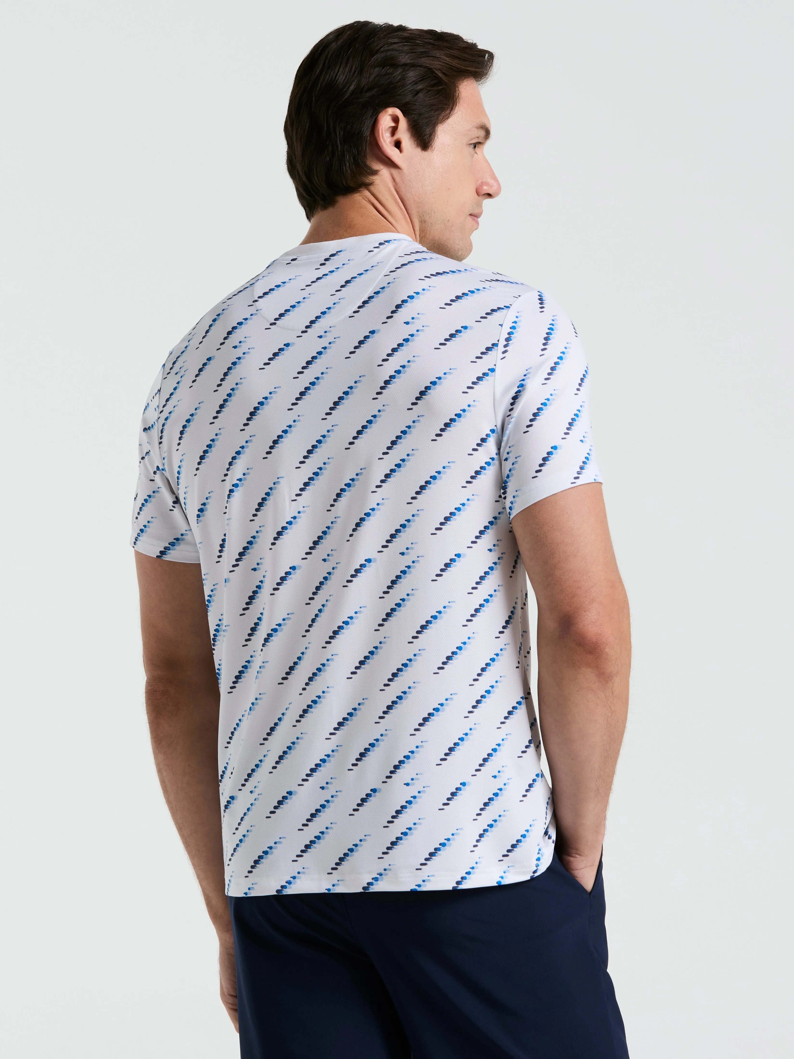 Men's Tennis Performance Ball Block Tee